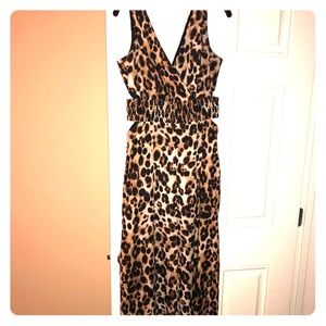 Bebe Leopard jumpsuit